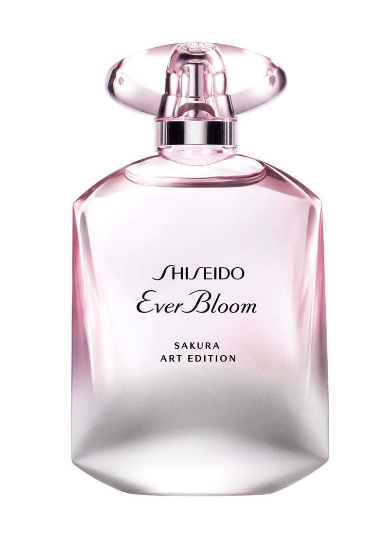Ever Bloom Sakura Art Edition de Shiseido (83€) es una impresión abstracta del viento que sopla entre los cerezos que florecen en los parques de Nakameguro, en el corazón de Tokio.