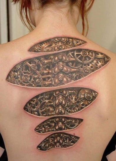 Inspiración para tus tatuajes en la espalda.