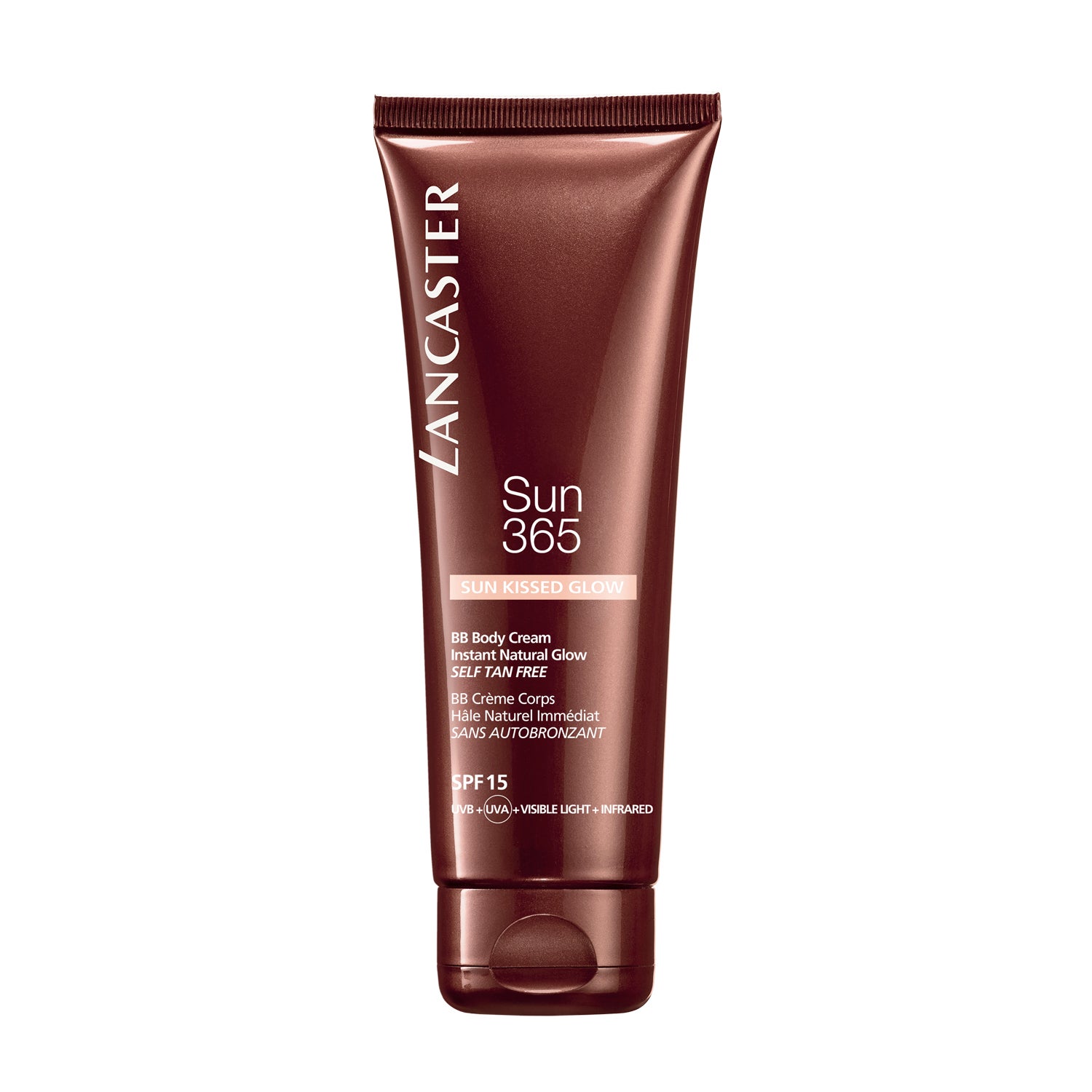 BB cream para el cuerpo con protección solar. Desde la primera aplicación la piel se ilumina con un bronceado dorado hecho a medida, sin la intervención de agentes bronceadores. Enriquecida con glicerol, hidrata la piel y proporciona un acabado perfecto y aterciopelado que oculta las imperfecciones. (15€)
