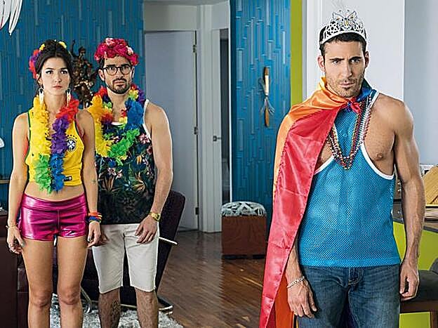 Escena de 'Sense 8', con Miguel Ángel Silvestre.