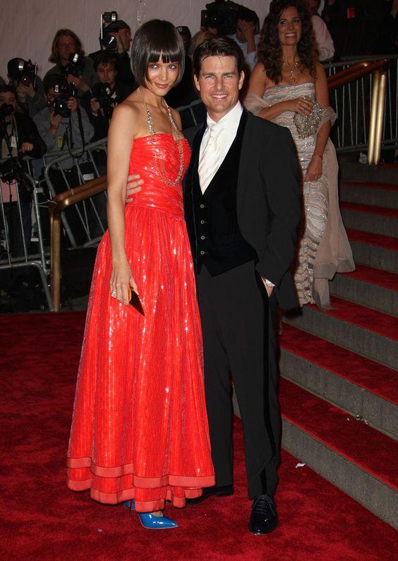 Katie Holmes llevó este grandísimo vestido de Giorgio Armani en 2008.