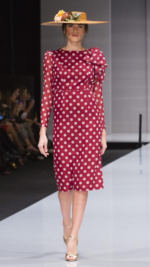 Vestido de lunares de Rocio Osorno: 280 euros.