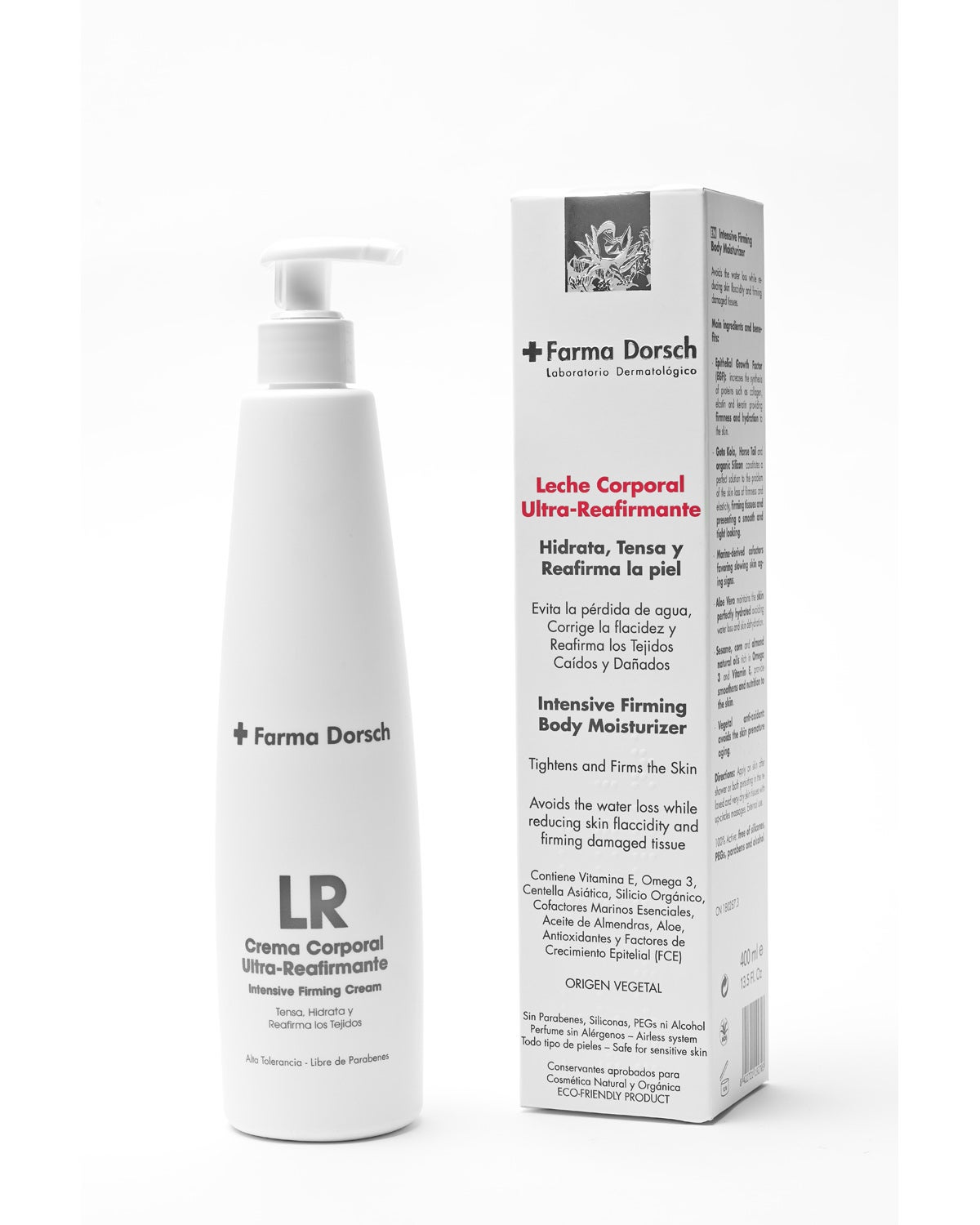 Una emulsión ligera formulada con un poderoso cóctel de activos que plantan cara a los efectos que el paso del tiempo y la ley de la gravedad dejan en la piel. En su fórmula, un potente cóctel de activos reafirmantes: factores de crecimiento epitelial de origen vegetal, silicio orgánico, centella asiática y cola de caballo, etc. Reafirma, tensando los tejidos y evita la pérdida de agua. (31,80€).