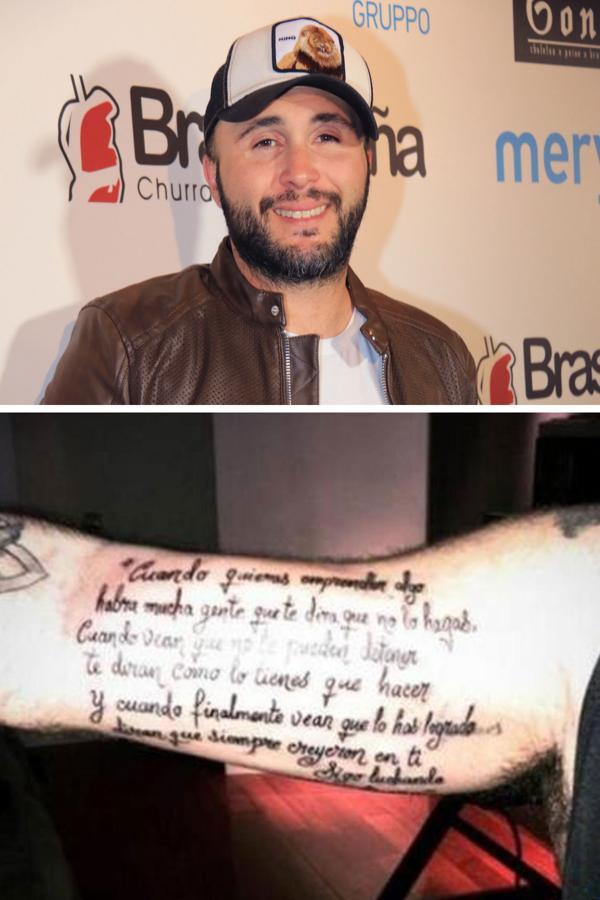 En la frase que Kiko Rivera lleva tatuada en su brazo se encuentran hasta cinco faltas de ortografía, en concreto faltan cinco tildes y varias comas.