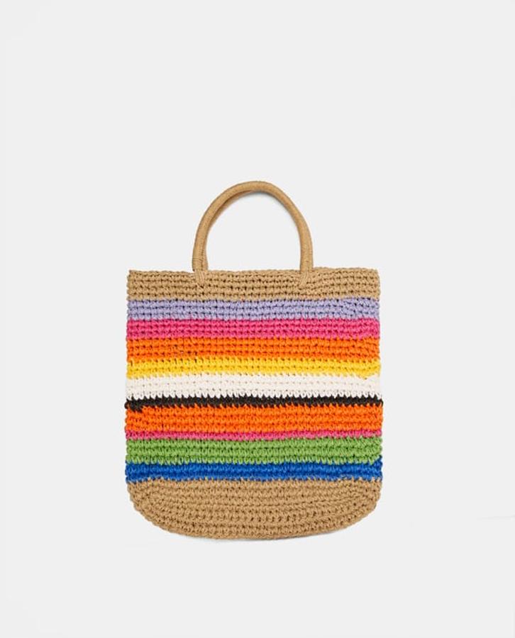 Bolso shopper crochet, 29,95 euros.