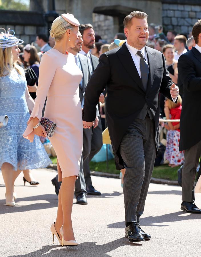 El televisivo James Corden optó por un chaqué clásico.