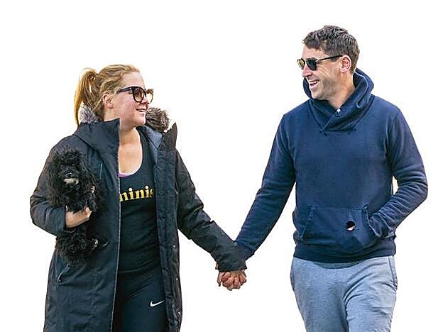 Amy Schumer y Chris Fischer.