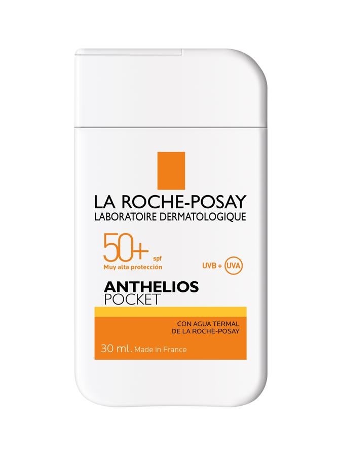 Otro de los indispensables es  un buen fotoprotector  como  este de La Roche-Posay . El cual tiene una fórmula muy fácil de aplicar y una apertura muy práctica, perfecta para usarla en cualquier momento y lugar. Su precio: 11 euros.