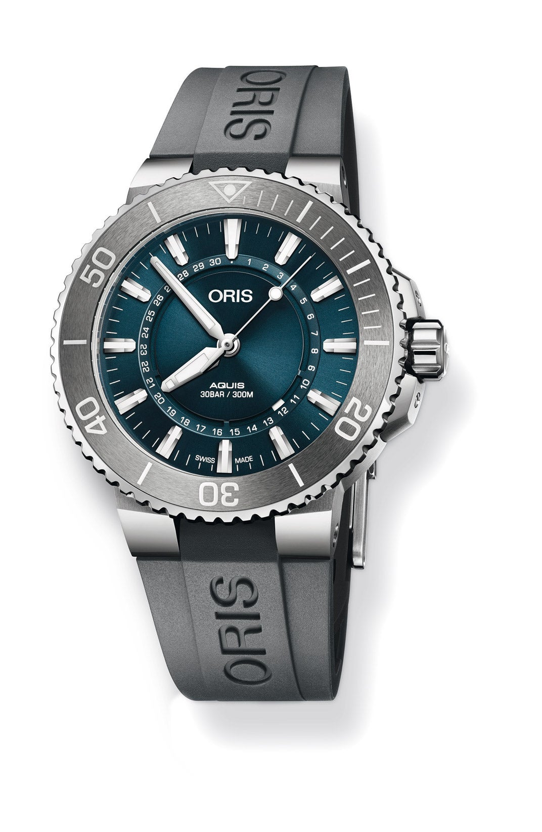 El nuevo oris source of life Limited Edition rinde homenaje al agua y se inspira en el río Rin, que atraviesa seis paí­ses en sus 1.233 km y transcurre cerca de Hölstein, la ciudad donde Oris tiene su sede desde 1904. "Nos invita a reflexionar sobre el eterno valor del agua" dice la firma.