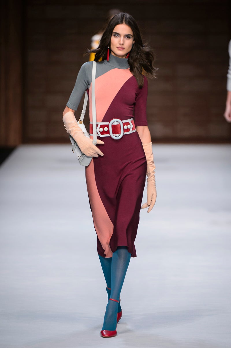 Blanca Padilla desfilando para E. Franchi.