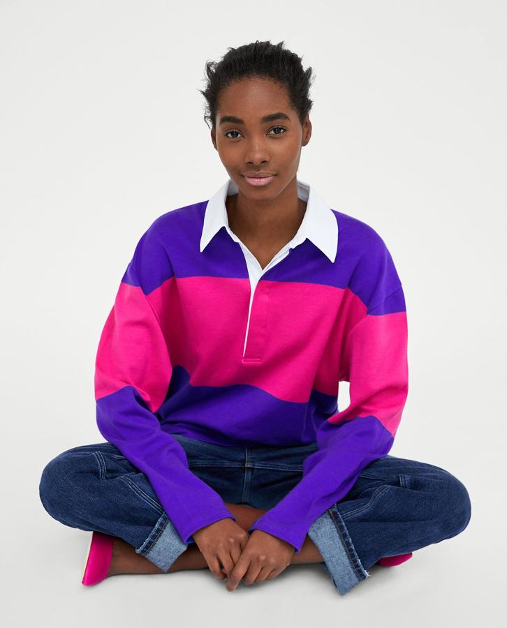 Polo de rayas de Zara: 22,95 euros.