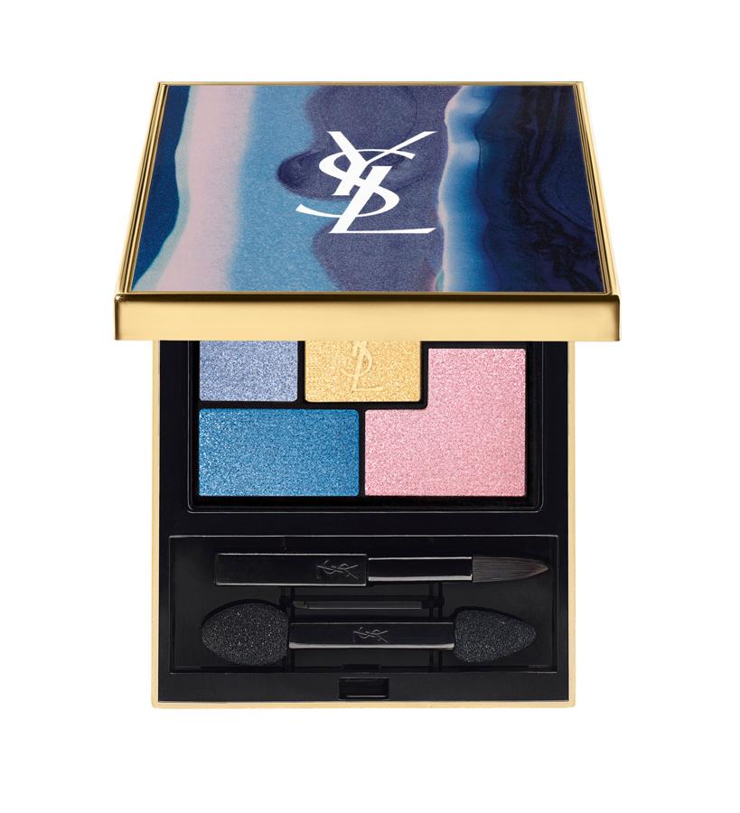 Es lo que nos trae a la memoria la combianción de colores de esta paleta de Yves Saint Laurent que es como un chapuzón de superlujo en el mejor hotel de la Riviera.  Couture Palette Spring 2018 de YSL  (49 €).