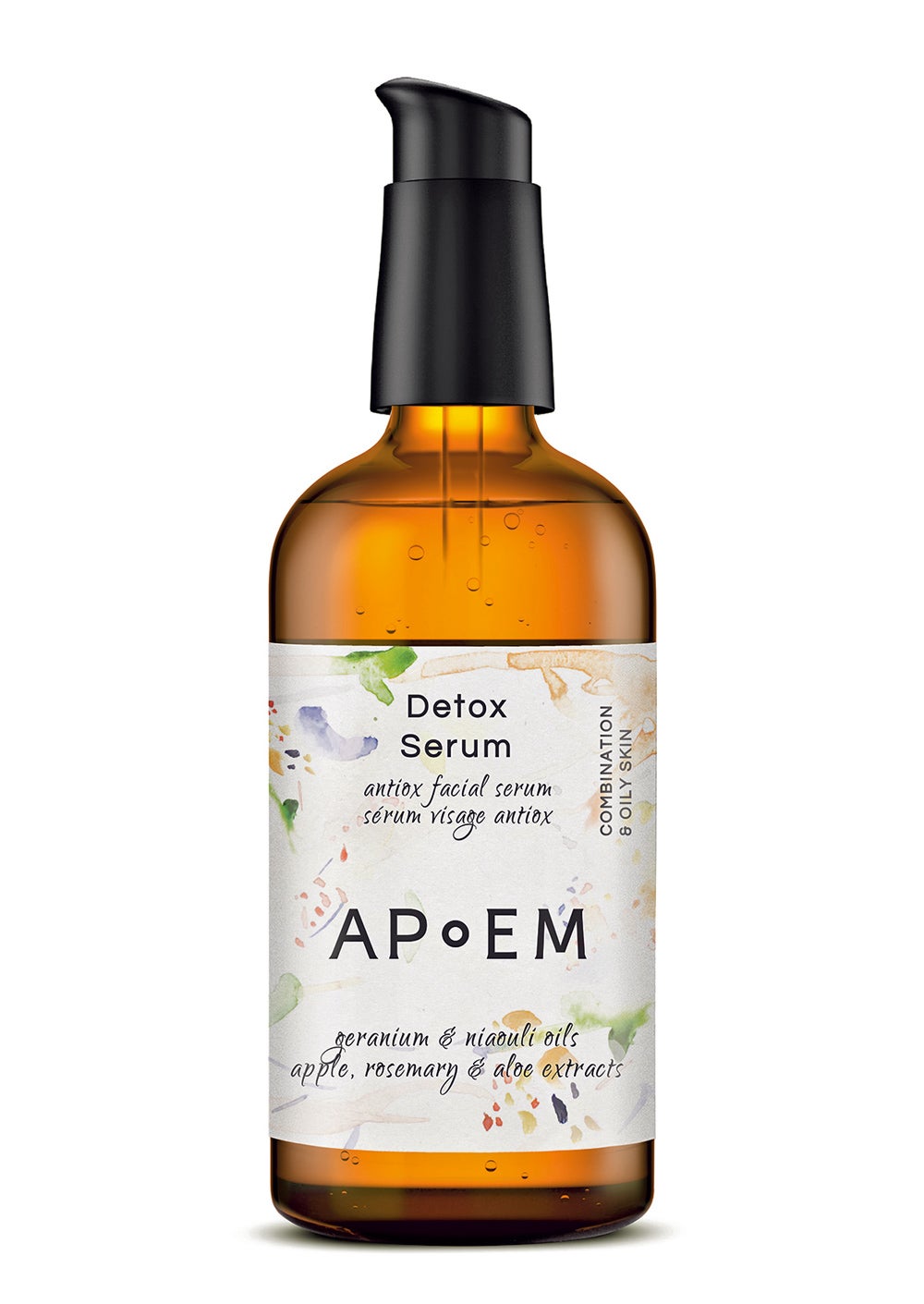 9. APoEM: Creada por Paola Gugliotta -cofundadora de Sepai Laboratories-, esta firma cree que los cosméticos se deben elegir por instinto, por la sensación que transmiten. Su originalidad radica en la aromaterapia y en su concepto holístico. Cada producto está pensado para tratar piel y mente al unísono con aceites esenciales, equilibrantes y detox en dosis terapéuticas. Su Happy Hair and Body Wash es la mejor prueba de ello.