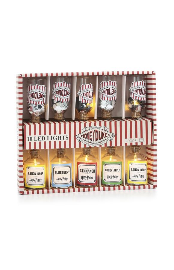 Juego de luces de Harry Potter, 8 euros.