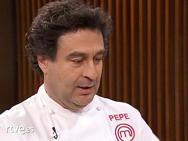 Pepe Rodríguez en 'MasterChef'.