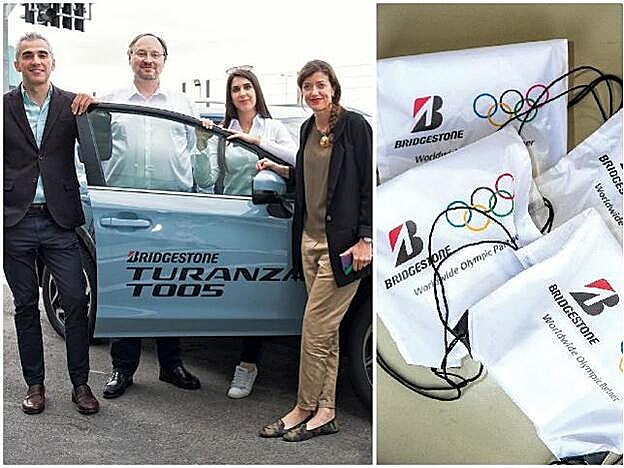 El equipo de Bridgestone que asistió al evento