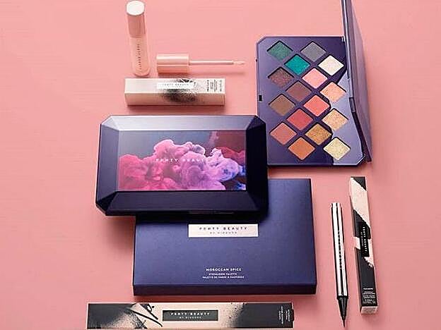 LA colección tiene paletas de sombras, correctores y eyeliners.