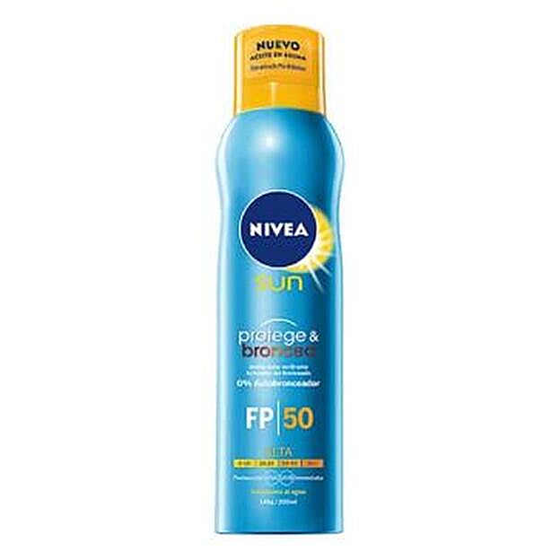 NIVEA Sun Protege & Broncea Aceite Solar en Bruma de Nivea (10,49 €).