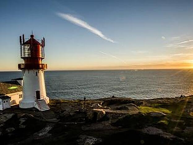 El faro de Lindesnes.