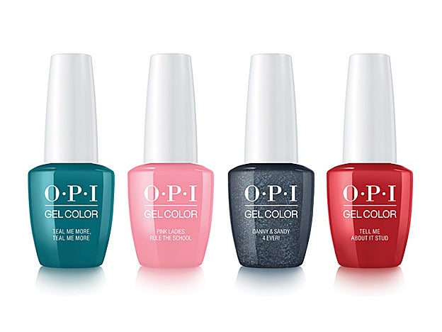 Estos esmaltes son algunos de los más icónicos de la nueva colección Grease, de O·P·I.