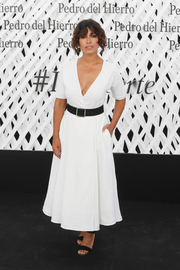 Inma Cuesta en el desfile de Pedro del Hierro en MBFWM