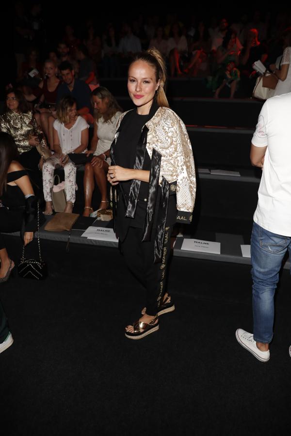 Esmeralda Moya en el desfile de Malne en MBFWM