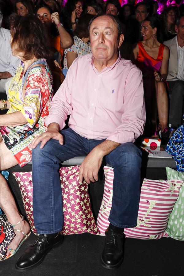 Luis Miguel Rodríguez  en el desfile de Agatha Ruiz de la Prada en MBFWM