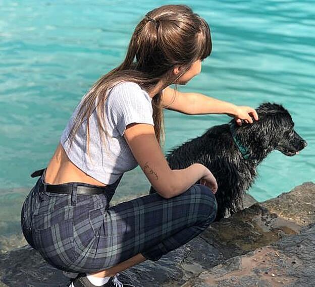 Aitana los lució durante su viaje a Suiza junto a Cepeda.