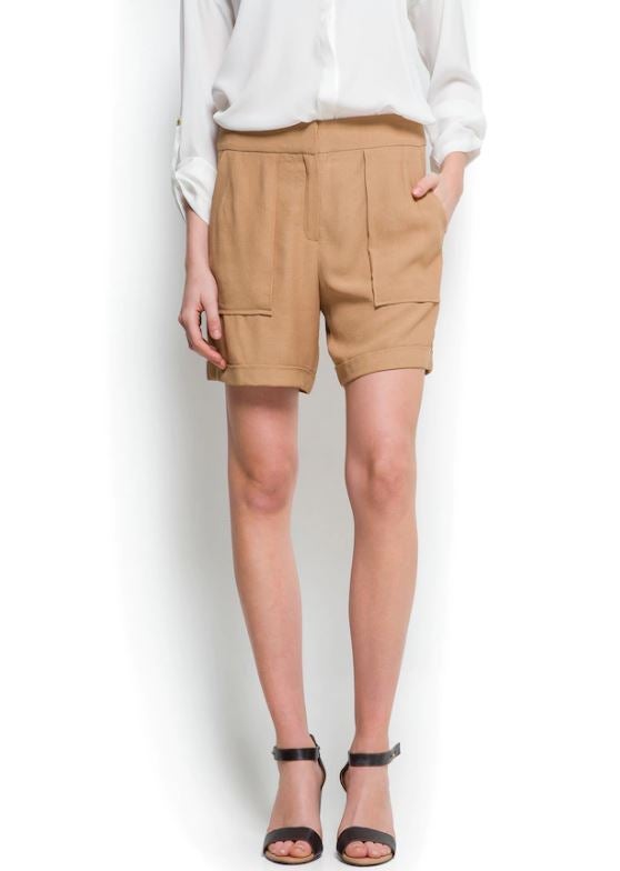 Shorts de lino de Mango. (Precio: 29,99 euros)