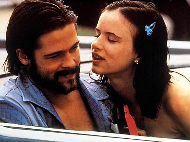 Brad Pitt y Juliette Lewis.