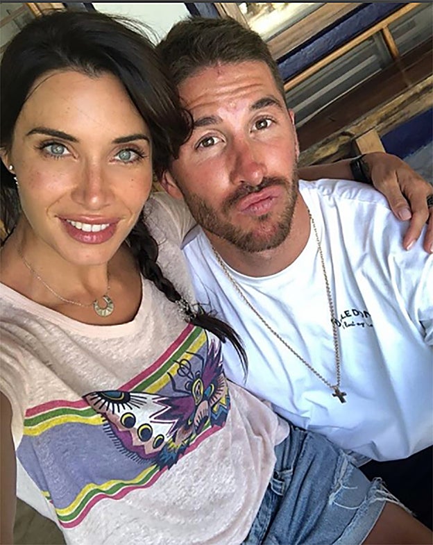 Ramos y Rubio se hacen un selfie durante sus vacaciones.