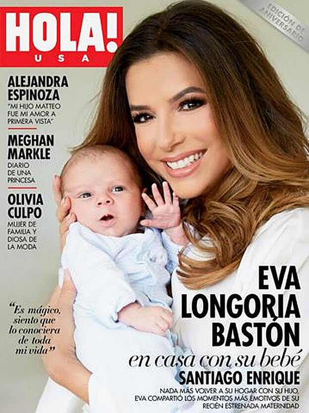 La portada que han protagonizadao Eva Longoria y su hijo, Santiago Enrique.