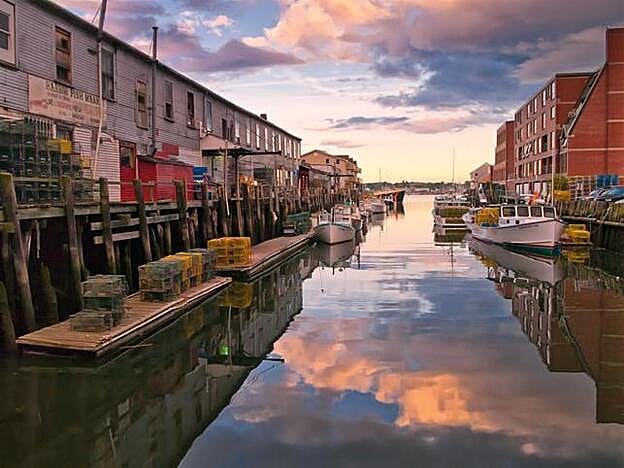 La Bahía de Portland.