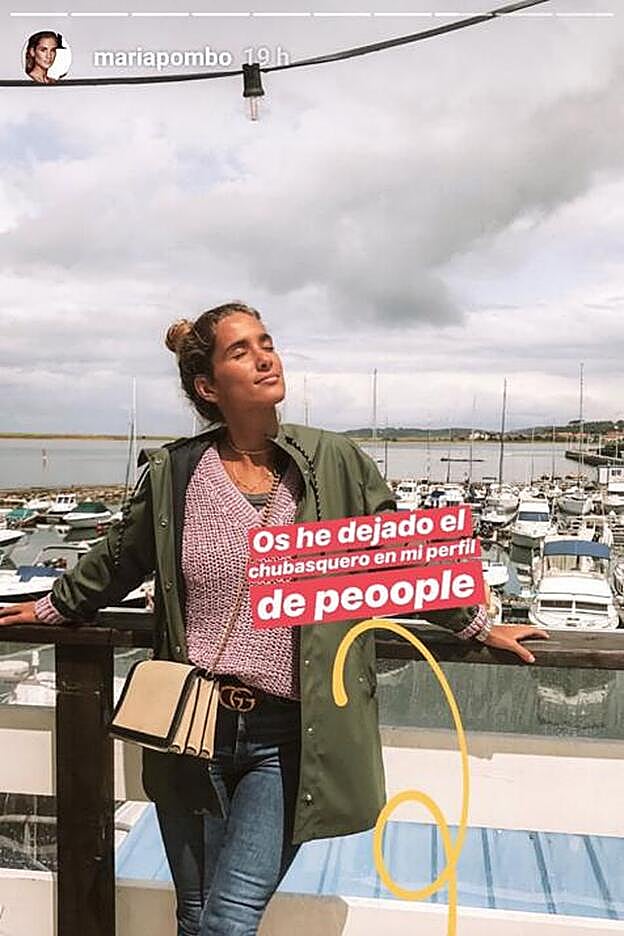 María Pombo ha lucido este bolso de H&M en varios de sus últimos 'looks'.