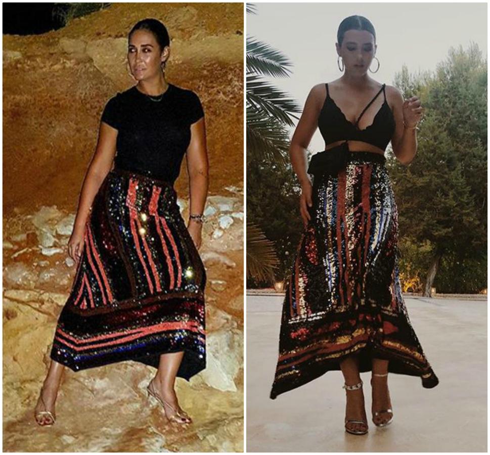 La falda más deseada de Zara es también esa pieza que podrás compartir con tu madre... o con tu hija. Así han demostrado en Instagram Vicky Martín Berrocal y Alba Díaz Martín, que han lucido el mismo diseño de dos formas muy diferentes, pero igual de perfectas.