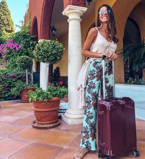 La instagramer @bdbetcher con pantalones palazzo de la temporada pasada de Zara. ¡Le sientan genial!