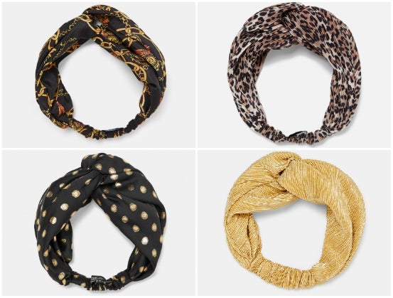 Diademas turbante. Zara tiene varias que puedes llevar ya y que también te sirven para el otoño: