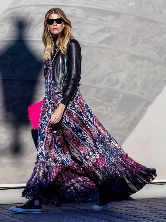 O incluso con una de cuero para un efecto moda instantáneo.