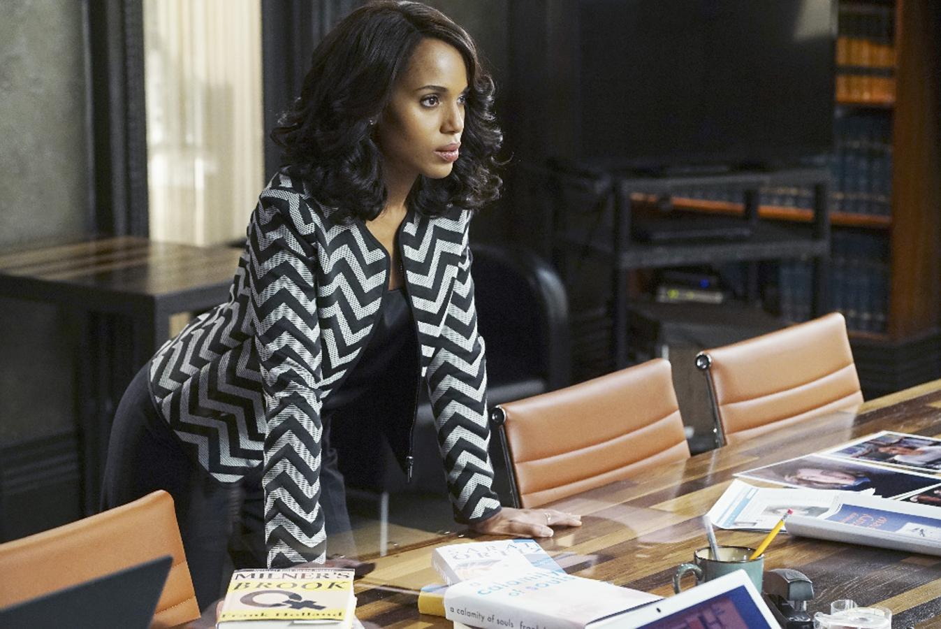 Olivia Pope, en 'Scandal': Imagina una  mujer 'todopoderosa' interpretada por Kerry Washington. .. Magnífico resultado. Un personaje complejo al que no se le resiste ni un solo caso. Aunque en su vida personal tendrá que pensarse las cosas dos veces.
