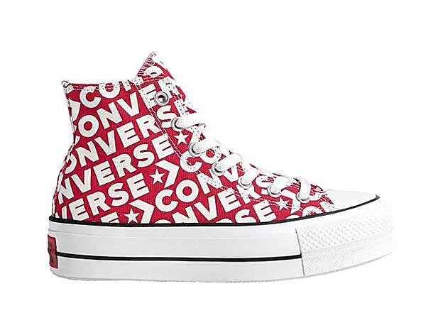 Con logo en rojo y blanco.