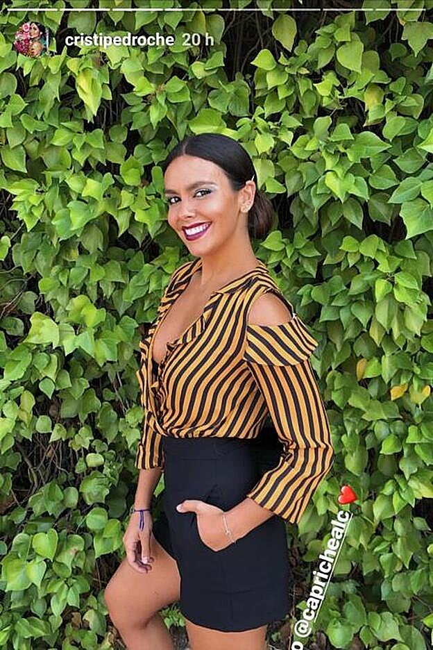 Cristina Pedroche compartía su 'look' a través de uno de sus 'stories'.