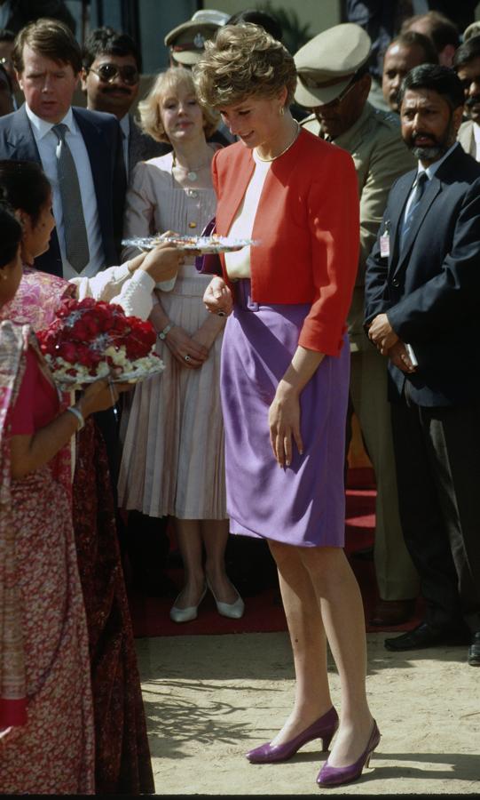 La colección primavera-verano 2011 de Gucci no inventó el 'color block'. Casi dos décadas antes, Lady Di ya lo llevaba...