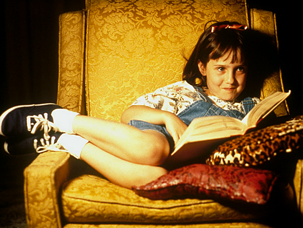 Antes de cumplir seis años, Matilda había leído 16 clásicos de la literatura anglosajona.