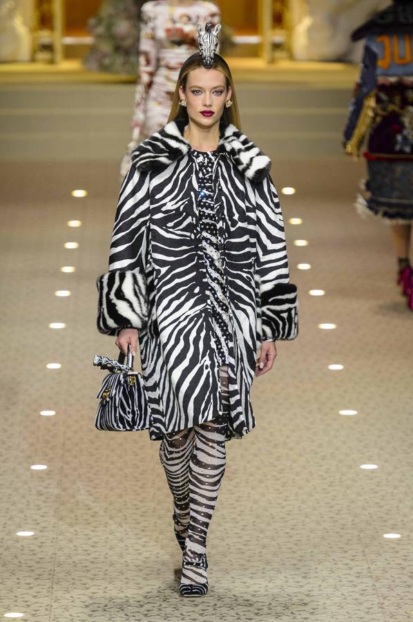 "Animal print": Dolce & Gabbana. Aquí tenemos el perfecto  manual de estilo .