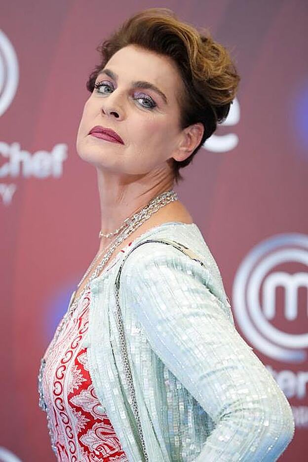 Antonia dell'Atte durante la presentación de 'MasterChef Celebrity 3' en Vitoria hace unosd días.