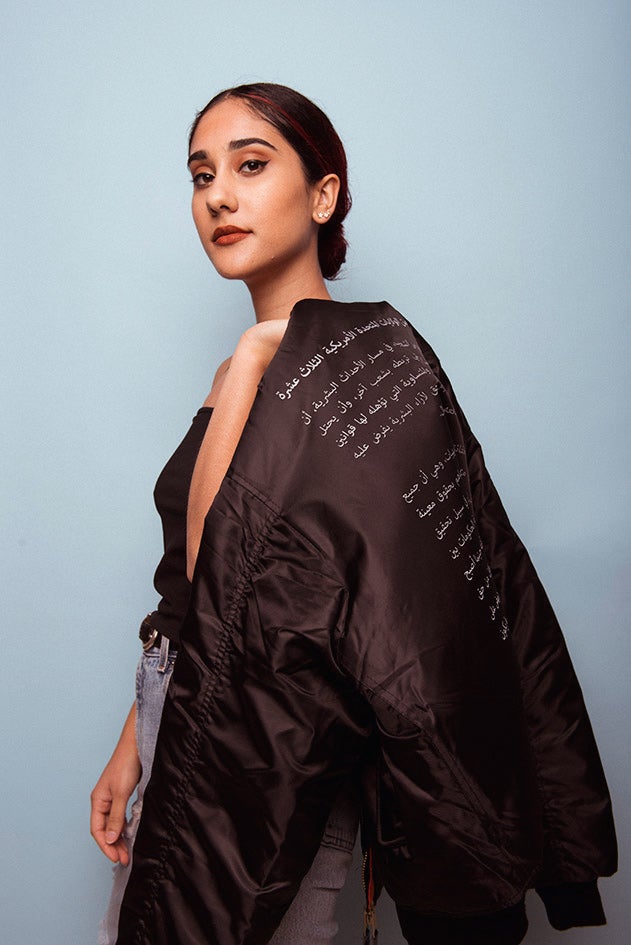 Propuesta de la diseñadora y refugiada libanesa Céline Semaan para Slow Factory.