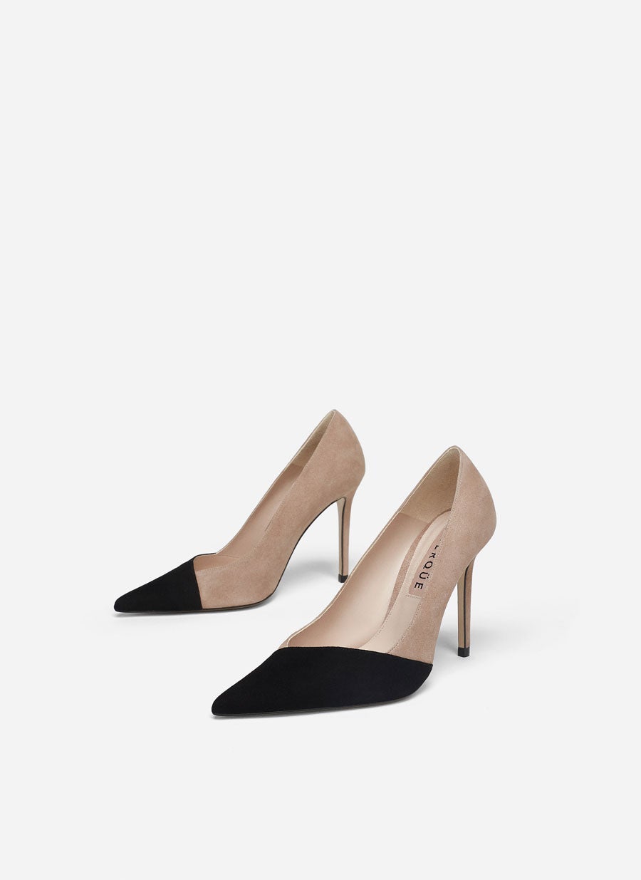 Salón de ante en dos colores de Uterqüe: 89 euros.