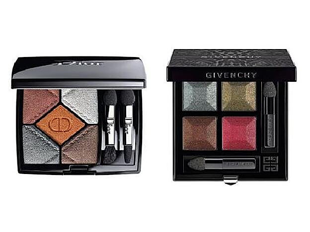 5 Couleurs en tono Volcanic de la colección Diable de Dior (61 €). / Midnight Skies Prisme Quator en tono Black Sparkle de Givenchy (51,50 €).