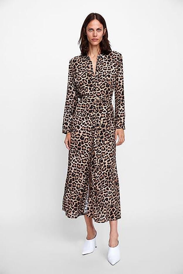 Vestido de Zara animal print.