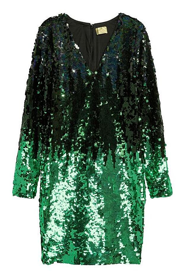 Este vestido verde de H&M cuesta 99 euros.